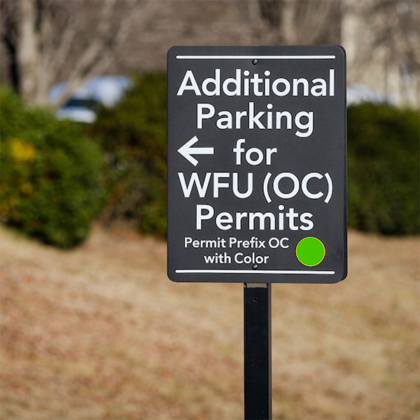 Parking sign 