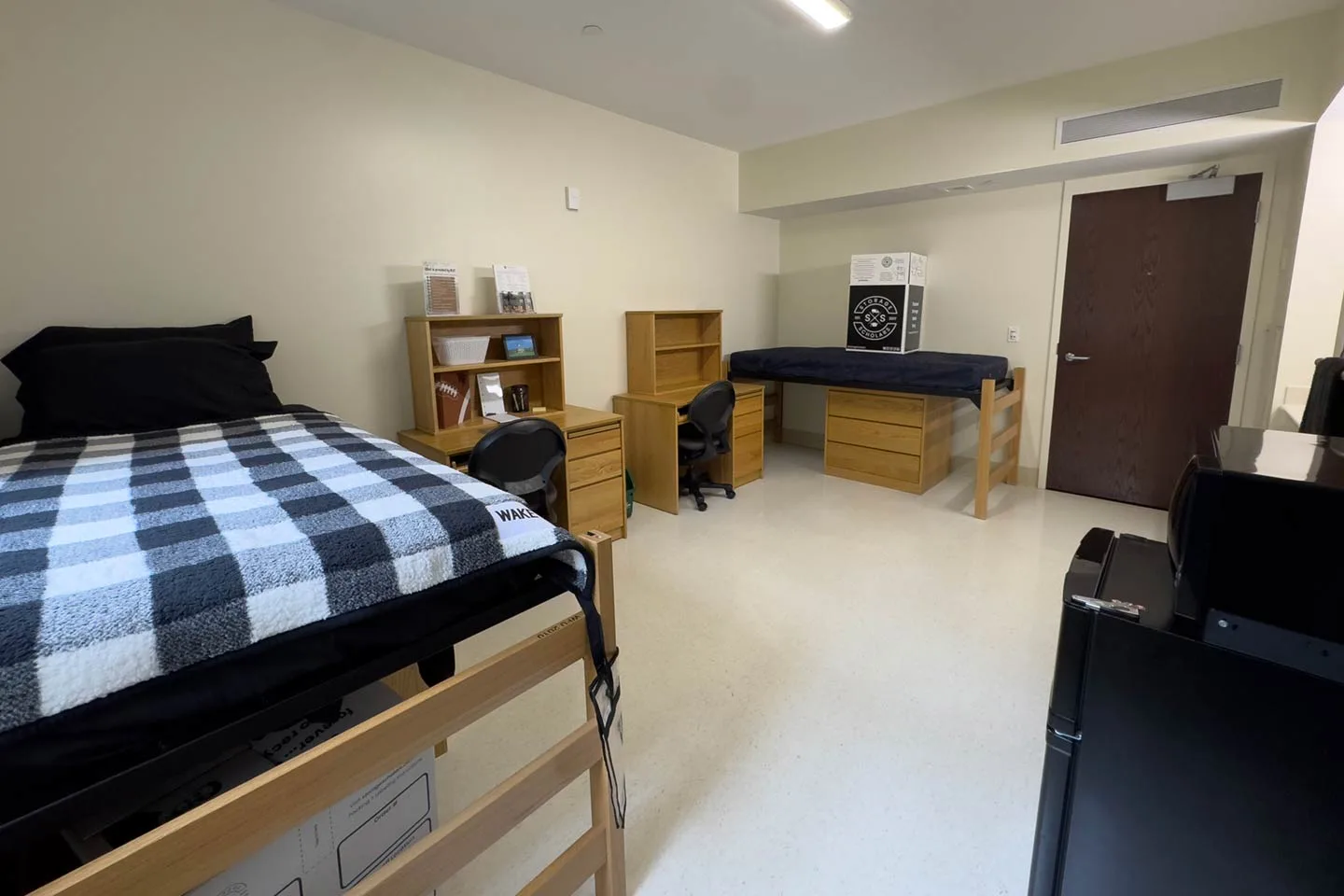 Double room in Hopkins Hall