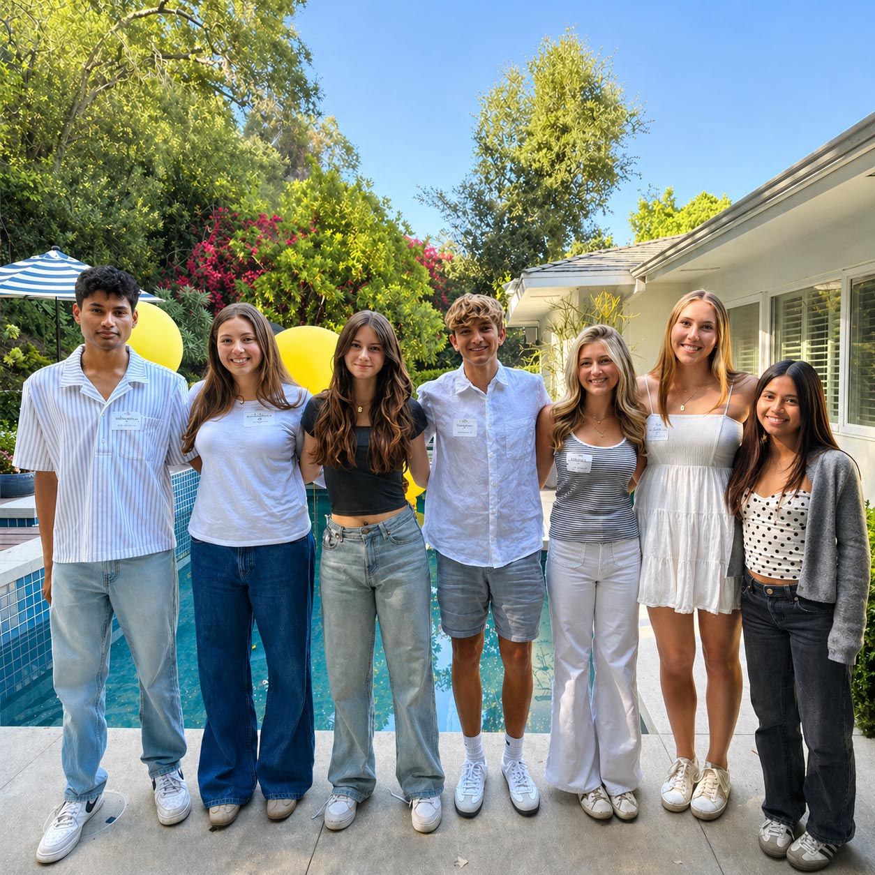 Newly admitted students attend a New Student Reception.